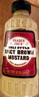 Mängden socker i Trader joe's, deli style spicy brown mustard