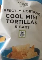 Mängden socker i Cool mini tortillas 5 bags