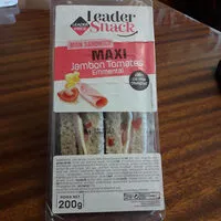 Mängden socker i Sandwich maxi jambon tomate emmental