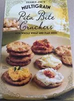 Mängden socker i Multigrain Pita Bite Crackers w/Whole Wheat snd Flax Seed
