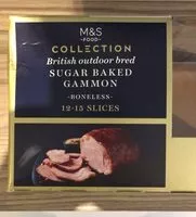 Mängden socker i Sugar baked gammon