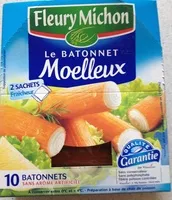 Mängden socker i Le Bâtonnet Moelleux (10 Bâtonnets)