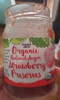 Mängden socker i Organic Reduced sugar strawberry preserve