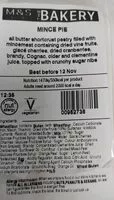 Mängden socker i Mince pie