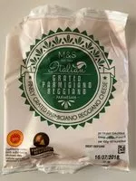 Mängden socker i Grated Parmigiano Reggiano