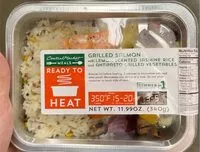 Mängden socker i Grilled salmon wuth lemon scented jasmine rice