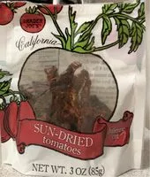 Mängden socker i Sun-Dried Tomatoes