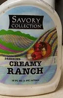 Mängden socker i Creamy ranch dressing