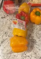 Mängden socker i Tri color bell pepper