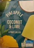 Mängden socker i Pineapple coconut&lime