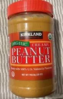 Mängden socker i Organic creamy peanut butter