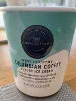 Mängden socker i West country columbian coffee icecream