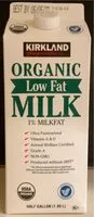 Mängden socker i Organic Low Fat Milk
