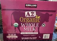 Mängden socker i Organic whole milk A2 protein