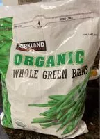 Mängden socker i Organic whole green beans