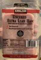 Mängden socker i Uncured Extra Lean Ham