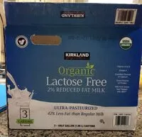Mängden socker i Organic lactose Free