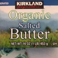 Mängden socker i Organic Salted Butter