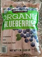 Mängden socker i Organic Blueberries