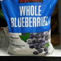 Mängden socker i Whole blueberries