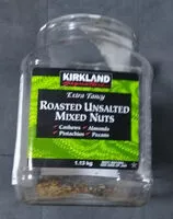 Mängden socker i Kirkland Signature Extra Fancy Unsalted Mixed Nuts: 1.13KG Tub