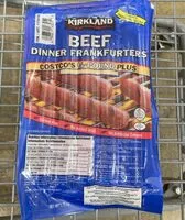 Mängden socker i Beef dinner frankfurters