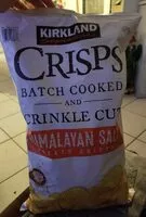 Mängden socker i Crisps bath cooked and crinkle cut