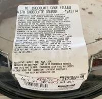 Mängden socker i 10” Chocolate Cake Filled with Chocolate Mousse