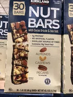 Mängden socker i Nut Bars with Cocoa Drizzle & Sea Salt