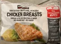 Mängden socker i Thin Sliced Boneless, Skinless Chicken Breasts