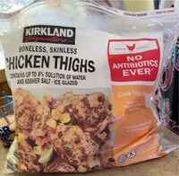 Mängden socker i Boneless, skinless chicken thighs