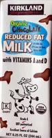 Mängden socker i Organic Reduces Fat Chocolate Milk
