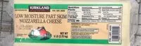 Mängden socker i Low moisture part skim mozzarella cheese