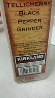 Mängden socker i Tellicherry black pepper grinder