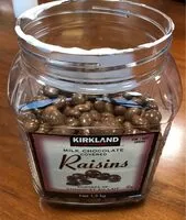 Mängden socker i Raisins enrobes de chocolat au lait