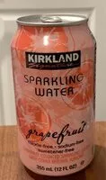 Mängden socker i Grapefruit, Sparkling Water
