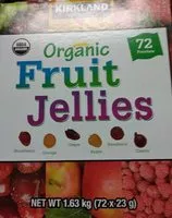 Mängden socker i Organic fruit jellies