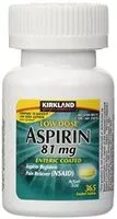 Mängden socker i Low Dose Aspirin 81 mg