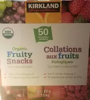 Mängden socker i Fruit Snacks/Collations aux fruits