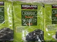 Mängden socker i Organic Roasted Seaweed Snack