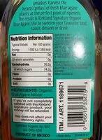 Mängden socker i Organic blue agave