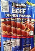 Mängden socker i Beef dinner franks