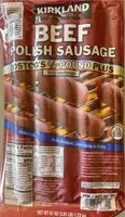 Mängden socker i Beef Polish Sausage