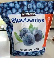Mängden socker i Whole droes blueberries