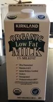 Mängden socker i Organic 1% Low Fat Milk