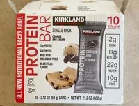 Mängden socker i Cookies and cream protein bar