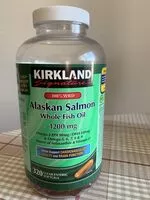 Mängden socker i Whole fish oil alaskan salmon 100% wild