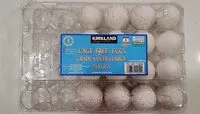 Mängden socker i Kirkland Cage Free Eggs Grade A Extra Large 24 eggs
