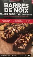 Mängden socker i Barres noix