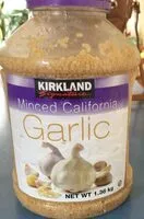 Mängden socker i Kirkland Minced california garlic